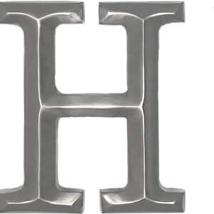 Monogram H Door Knocker - Nickel