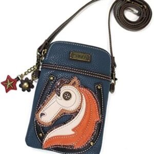 Multicolor PU Leather Crossbody Cell Phone Purse