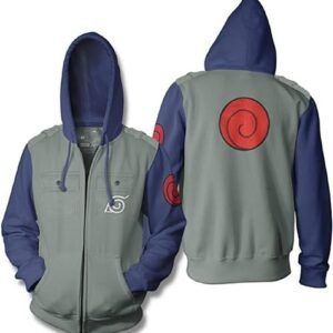 Naruto Shippuden Men’s Zip Hoodie