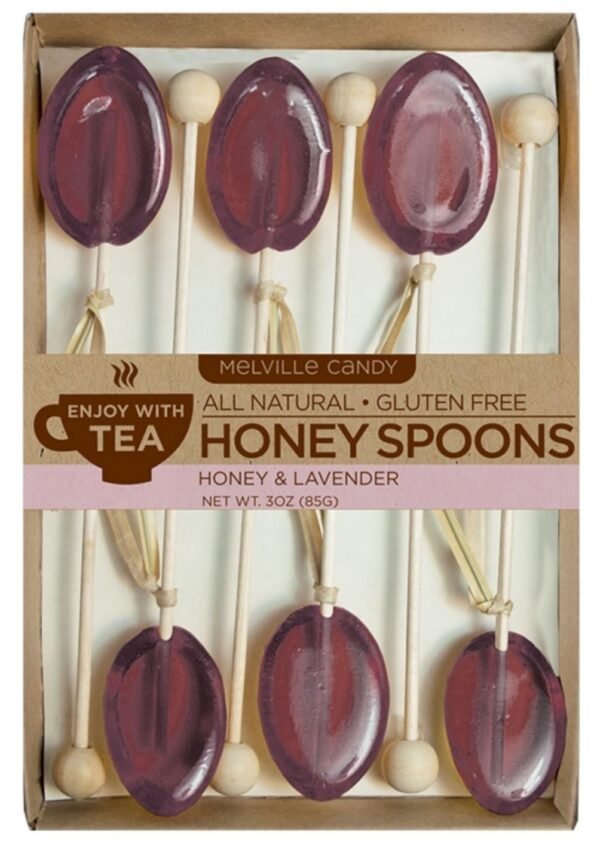 Natural Tea Honey Spoons & Lollipops