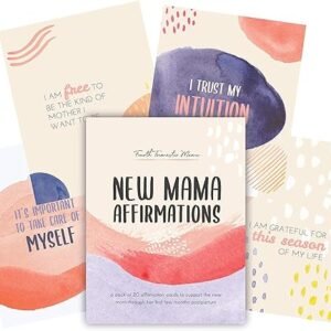 New Mama Affirmations – Uplifting Postpartum Cards