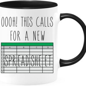 New Spreadsheet Coffee Mug – Premium Quality (11oz)