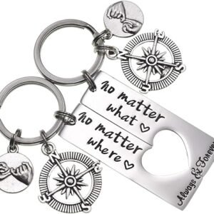 No Matter Where Keychain Set