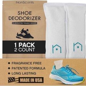 NonScents Shoe Deodorizer – Odor Eliminator, Air Freshener