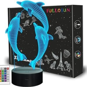 Ocean Dolphin 3D Night Light