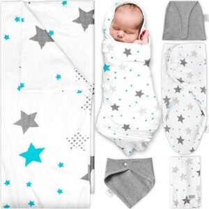 Ocean Drop Baby Blanket Set – Essentials (5pc)