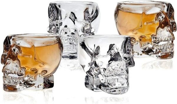 Ochine 3D Skull Shot Glasses - Halloween Drinkware