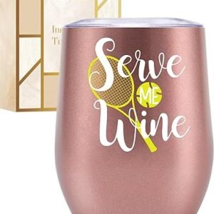 Onebttl Tennis Themed Stainless Steel Tumbler
