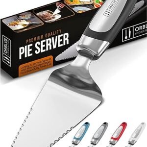 Orblue Pie Server: Essential, Serrated, Stainless Steel