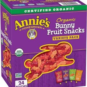 Organic Bunny Fruit Snacks Variety Pack