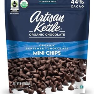 Organic Chocolate Mini Chips, Semisweet, 9 Oz