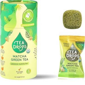 Organic Matcha Green Tea Drops, 10 Count