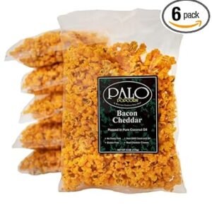 Palo Popcorn Bacon Cheddar, 6-ounce bags