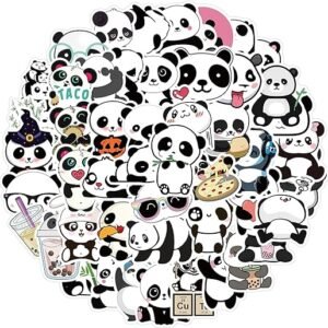 Panda Stickers for Kids and Teens