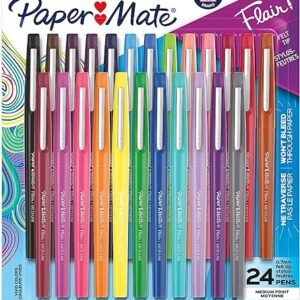 Paper Mate Flair Marker Pens, 24 Count