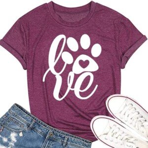 Paw Love Dog Mom Tee