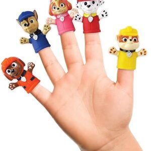 Paw Patrol Finger Puppets – Educational Bath Toys (Pack of 5)