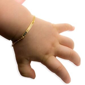 Personalized Baby Name Bar Bracelet