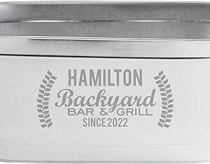 Personalized Backyard Bar Beverage Tub