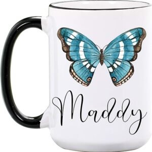 Personalized Butterfly Mug for Women