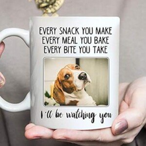 Personalized Dog Mug – Watchful Snack Companion