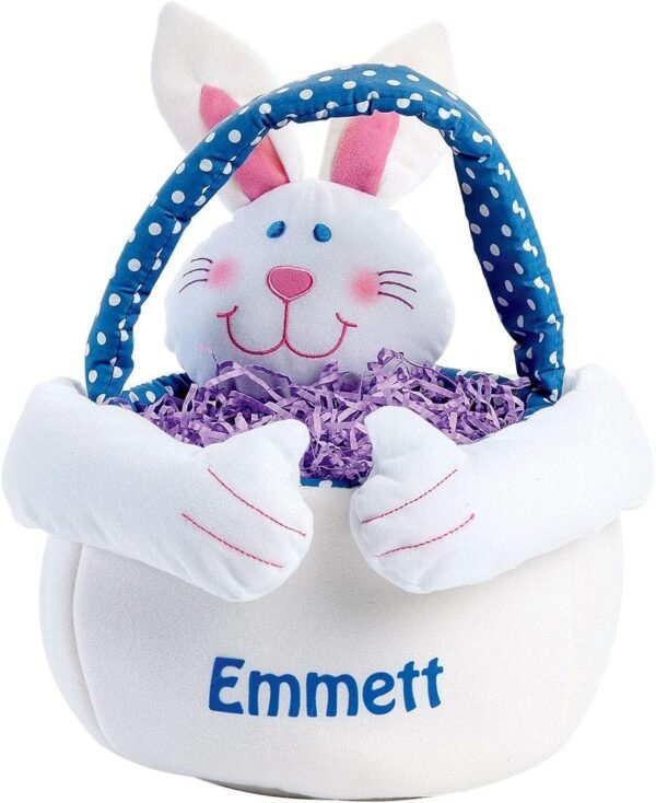Personalized Easter Bunny Basket Tote
