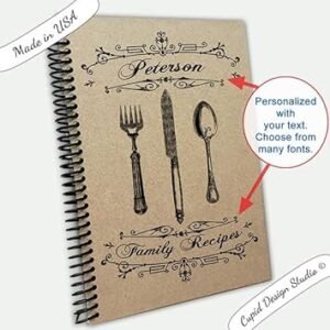 Personalized Handmade Recipe Book