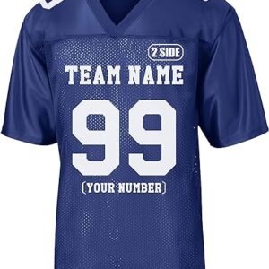 Personalized Men’s Football Jerseys with Custom Team Name