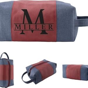 Personalized Men's Toiletry Bag - 12 Different Designs