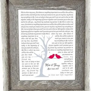 Personalized Wedding Song Anniversary Gift