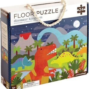 Petit Collage Dinosaur Kingdom Floor Puzzle