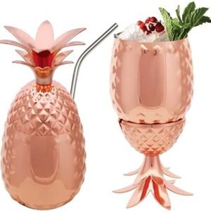 Pineapple Copper Mug for Cocktail Bar