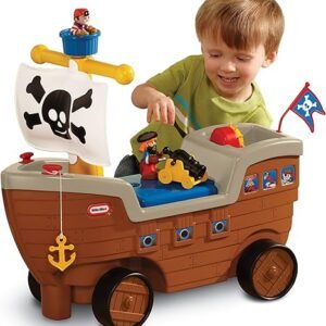 Pirate Ship Toy - Ride-On Boat