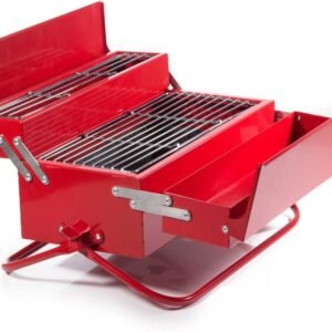 Portable BBQ Tool Box – Red