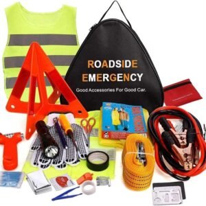 Portable Emergency Car Kit with Auto Safety Tools