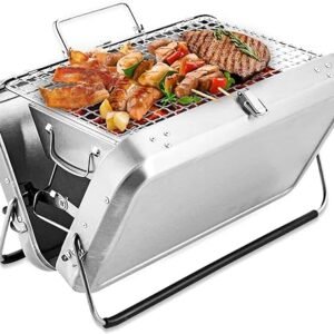 Portable Folding Charcoal Grill BBQ Smoker