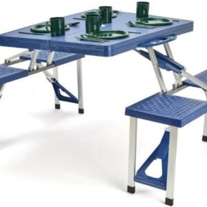 Portable Folding Picnic Table with 4 Seats