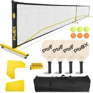 Portable Pickleball Net Set with Accessories