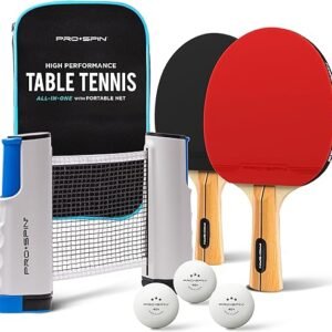 Portable Ping Pong Set with Retractable Net