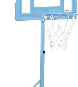 Portable Poolside Basketball Hoop with Adjustable Height