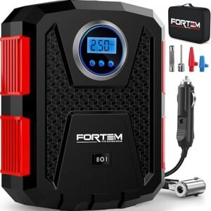 Portable Tire Inflator with Digital Gauge