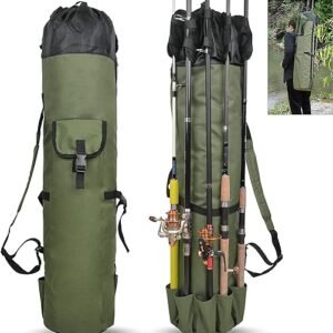 Portable Waterproof Fishing Rod Bag