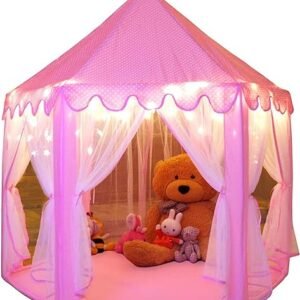 Princess Castle Play Tent with Star Lights