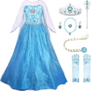 Princess Dress Queen Costume with Accessories