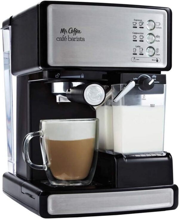 Programmable Coffee Maker with Milk Frother