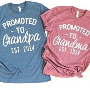 Promoted Grandma Grandpa | Pregnancy Announcement 2024