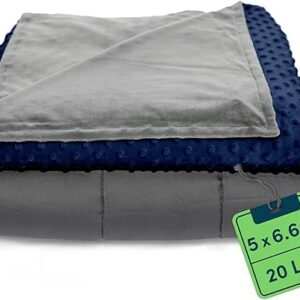 Quility Weighted Blanket – 20 LB Queen Size