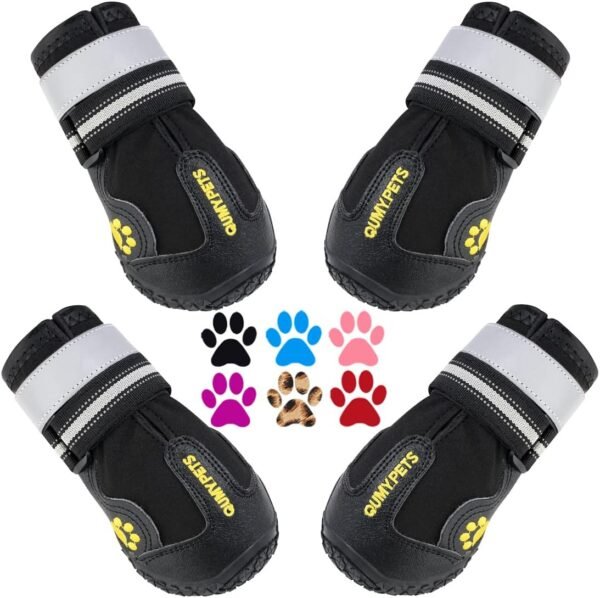 QUMY Dog Shoes: Winter & Waterproof Protection