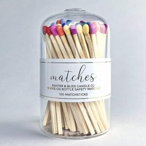 Rainbow Matchstick Bottle with Striker