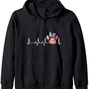 Rainbow Paw Print Vet Tech Hoodie